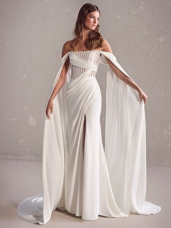 sachin and babi light blue dress Celebrations Wedding Dresses Collection Maggie Sottero Designs 25MS848A01  Celebrations Bridal and Prom main image 0